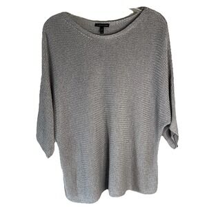 Eileen Fisher Gray Cowl Neck Sweater